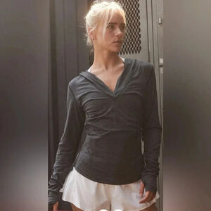 FP Movement by Free People Dark Gray Long Sleeve Top